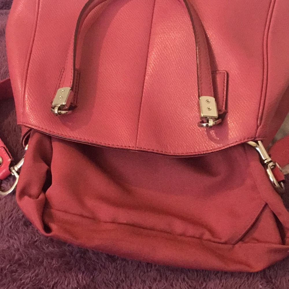 Coach Pink Satchel Bag - Picture 9 of 16
